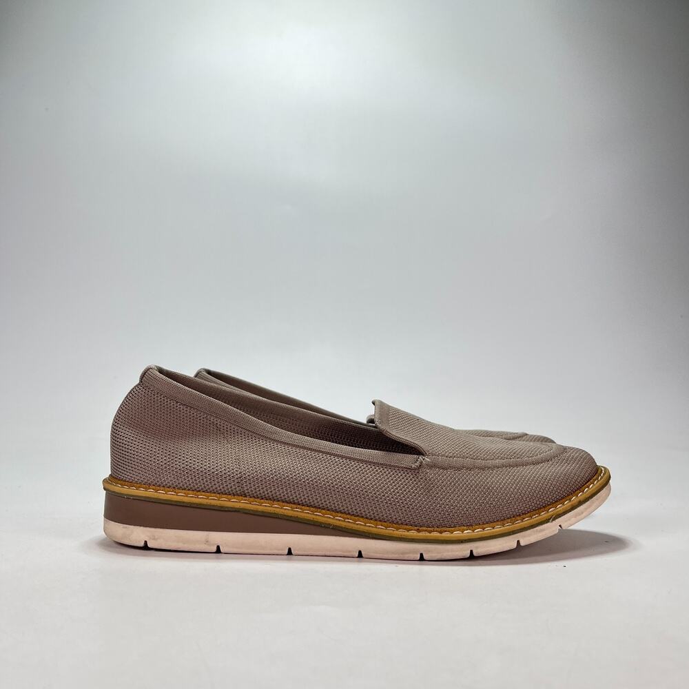 Metropolitan View Taupe Casual Comfort Slip On Loafers Shoes Women's Size 8M